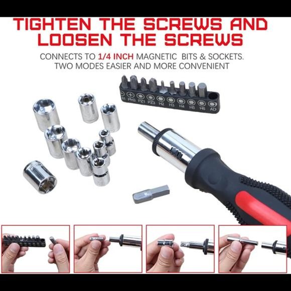 Father's Day 146 Piece General Household Hand Tool Set with Solid Carrying - Picture 6 of 7